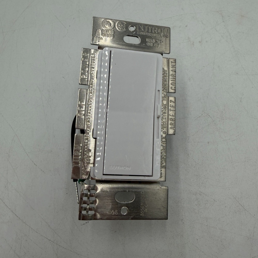 Lutron DIVA DV-600P-WH DV-600P Single-Pole Preset Dimmer Incandescent/Halogen